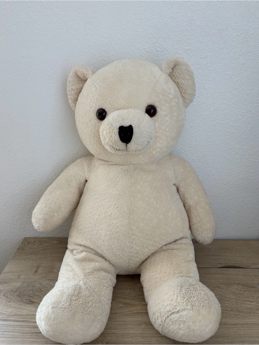Plush Cream Teddy Bear Stuffed Toy - Soft Kids Comfort Plush